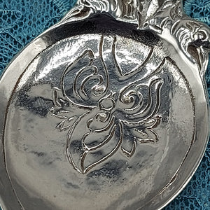 Silver Tea Caddy Spoon Edinburgh 1937