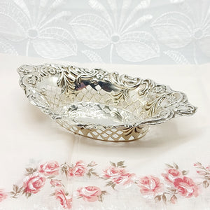 Outstanding Victorian Silver Bon Bon Dish ~ Chester 1901