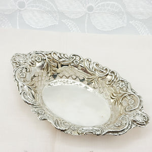 Outstanding Victorian Silver Bon Bon Dish ~ Chester 1901